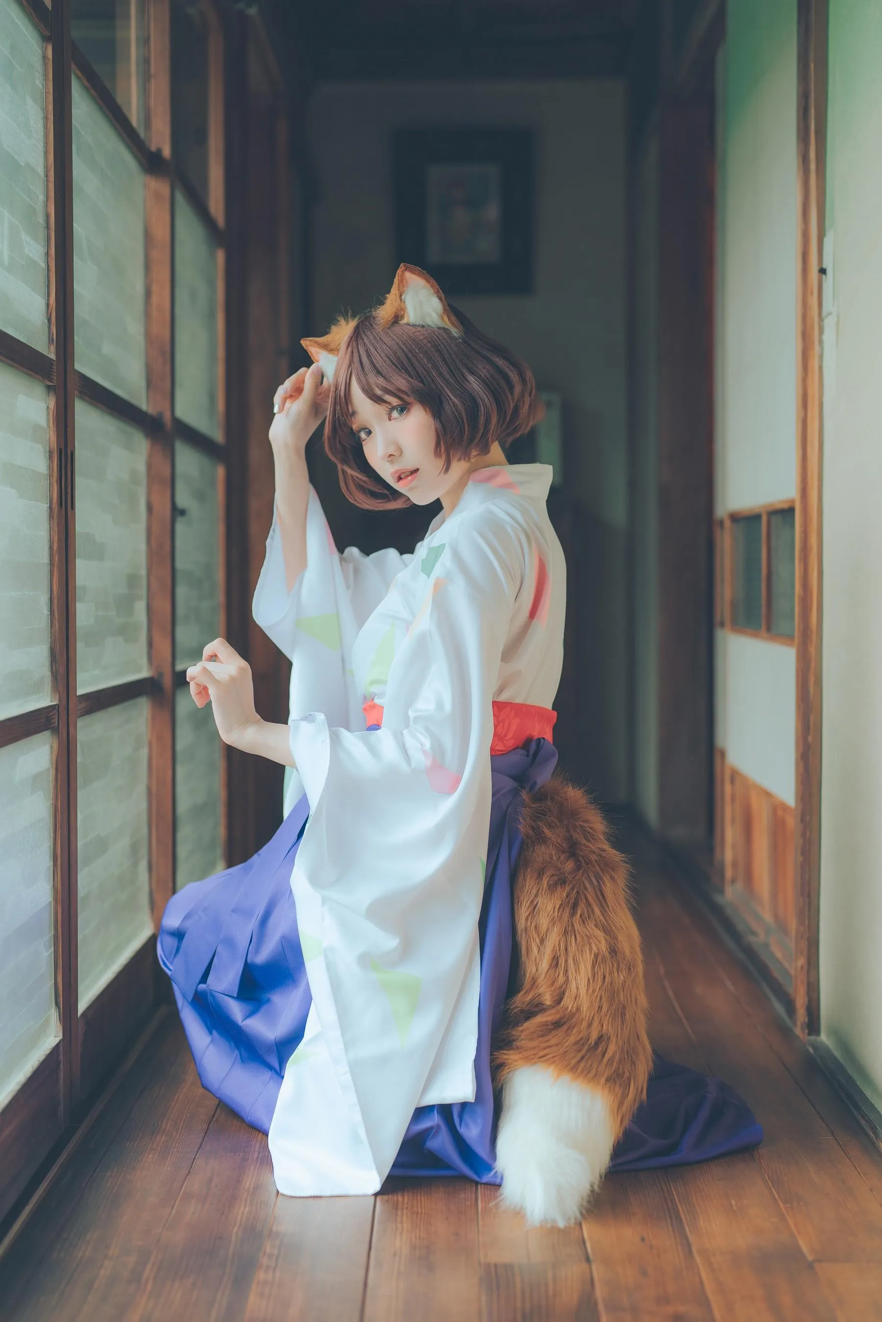 ElyEE子 – NO.113 2023.July A-Dongitsune ~Taisho-era 大正小狐狸 [46P]插图8